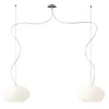 Image de Casablanca lampe à suspension AIH double pendule médium - blanc mat AI01-B87A