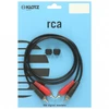 Image de Klotz AT-CC0100 Twin Pro Stéréo 2 RCA/ 2 RCA - 1M