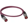 Image de Klotz Câble réseau CAT, 1 m 2x etherCON, bordeaux violet - Câble
