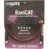 Image de KLOTZ RC5 RamCAT Câble réseau très flexible pour utilisation sur route dure (RJ45 - RJ45) (7,5, bordeaux)