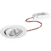 Image de BRUMBERG spot encastré IP65 rond commutable blanc