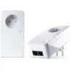 Image de devolo dLAN 550 Duo+ Starter Kit : 2x Adaptateurs CPL, Prise Réseau CPL (550 Mbits, 2x Ports Fast Ethernet), idéal gaming, streaming, prise française