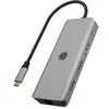 Image de ICY BOX Station d'accueil USB-C (9-en-1) pour 2 écrans (2X HDMI), 4K 60Hz, concentrateur USB 3.0 à 3 ports, alimentation de 100 W, Ethernet Gigabit, IB-DK4012-CPD