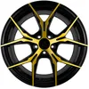 Image de KESKIN WHEELS KT19N black front gold 8.5Jx19 5x120 ET35