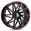 Image de KESKIN WHEELS KT20 FUTURE matt black red inside 8.5Jx19 5x112 ET45