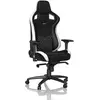 Image de noblechairs Epic Chaise de Gaming - Chaise de Bureau - Cuir Véritable - Noir/Blanc/Rouge