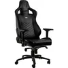 Image de noblechairs Epic Chaise de Gaming - Chaise de Bureau - Cuir Synthétique PU - Noir/Bleu