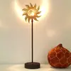 Image de Holländer Charmante lampe à poser SONNE GOLD en fer