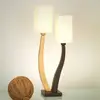 Image de Holländer Jolie lampe à poser QUADRANGOLARE, dorée, 2 lps.