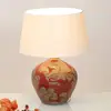 Image de Holländer Lampe à poser Toulouse ronde, hauteur 42 cm, rouge