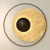 Image de Holländer Applique Satellite en doré et brun, Ø 90 cm