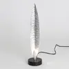Image de Holländer Lampe à poser Penna argentée hauteur 38 cm