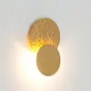 Image de Holländer Applique murale LED CORONARE, Ø 17 cm, couleur or, métal, à intensité variable
