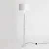 Image de Holländer Lampadaire Cancelliere Rotonda soie blanc/argenté