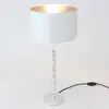 Image de Holländer Lampe table Cancelliere Rotonda blanc/argent 57 cm