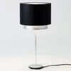 Image de Holländer Lampe à poser Mattia, chintz noir/argenté