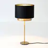 Image de Holländer Lampe à poser Mattia, chintz noir/doré