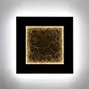 Image de Holländer Applique murale LED Plenilunio Eclipse, brun/doré, 80 cm