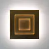 Image de Holländer Applique LED Masaccio Quadrato, dorée