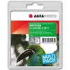 Image de AgfaPhoto APB223SETD Lot de 4 Cartouches d'encre compatible avec Imprimante MFCJ4420DW multicolore