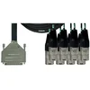 Image de Cordial Intro Multipaire D-Sub/XLRm 8 voies, fiche Rean, 5,0 m - Câble multiconducteur analogique