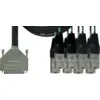 Image de Câble Interface SUB-d/8 XLR Mâles 5 M