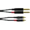 Image de Câble Audio Double Jack Mono/RCA 1,5 M