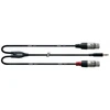Image de Cordial CFY3WFF Câble Y Mini-Jack Stéréo/2 XLR F. - 3M