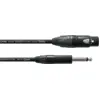 Image de Câble Audio XLR Femelle/jack Mono 5 M