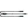 Image de Câble Y Bretelle Minijack Stéréo/2 Minijack Femelles 30 CM