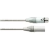 Image de Cordial CXM10FM Câble Micro Peak Symétrique XLR M./XLR F. - 10M Blanc