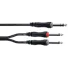 Image de Câble Y Bretelle Jack Stéréo Mâle / 2 Jacks Mono Mâles 3 M