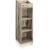 Image de Zomo VS-Box 100/4 Zebrano meuble de rangement pour vinyles