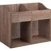 Image de Zomo VS-Box 200/2 Walnut meuble noyer pour vinyles