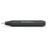 Image de Kaweco Al Sport Black Business 10000100 Stylo à bille rétractable en aluminium de qualité supérieure 12 g avec mécanisme fiable de courbes cardiaques I Stylo à bille rétractable satiné brillant 10,5