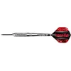 Image de Karella Steeldart XT-3 22 g Longueur de barre 56 mm Fléchettes pour débutant Rouge Argent