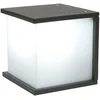 Image de Eco Light Applique murale extérieure moderne Boîte Cube, E27, 16,5 x 16,5 cm, anthracite 1846 G