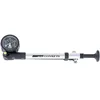 Image de CONTEC Dämpferpumpe 'ShockRocket' Max. 28 bar/400 psi, für Schraderventil, Alu/Kunststoff SB-verpackt, 1.5' Präzisionsmanometer (bar/psi) mit stoßabsorbierender Kunststoffummantelung, geringes Packmaß durch 360° rotierbaren Schlauch,