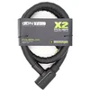 Image de Contec Antivol de vélo Powerloc - Unisexe - Pour adulte - Noir - Diamètre : 25 mm - Longueur : 120 cm