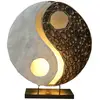 Image de Woru Lampe à poser Ying Yang matières naturelles, 30 cm