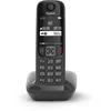 Image de Gigaset AS690 - téléphone DECT sans fil - grand écran à haut contraste - excellente qualité audio - profils sonores réglables - fonction mains libres - protection des appels indésirables, noir