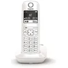 Image de Gigaset AS690 - Téléphone fixe sans fil avec grand écran rétroéclairé pour un affichage ultra lisible, fonction blocage d'appels - Blanc [Version Française]