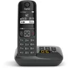 Image de Gigaset AS690A - téléphone DECT sans fil avec répondeur - grand écran à haut contraste - excellente qualité audio - profils sonores réglables - fonction mains libres - protection des appels, noir