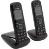 Image de Téléphone sans fil GIGASET AS690 Duo Noir