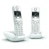 Image de Gigaset AS690 Duo - Téléphone fixe sans fil, 2 combinés avec grand écran rétroéclairé pour un affichage ultra lisible, fonction blocage d'appels - Blanc [Version Française]