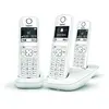 Image de Gigaset AS690 Trio - Téléphone fixe sans fil, 3 combinés avec grand écran rétroéclairé pour un affichage ultra lisible, fonction blocage d'appels - Blanc [Version Française]