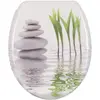 Image de WOLTU Couvercle de WC avec SoftClose Fonction,Abattant WC en Duroplaste Siège de Toilette Design Déco Forme O