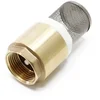 Image de Laiton Clapet pied 33,7mm (1") DN25 anti-retour avec crépine d'aspiration en acier inox