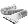 Image de WilTec Tuyau raccord Airbrush 0,7-1,7 m, Ø 105 mm, pour Système d’Extraction d’air Système d’Aspiration, Vapeurs Fumées de Couleur