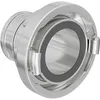 Image de Wiltec Accouplement Storz C/52 mm   101 x 98 x 98 mm   en Aluminium   avec long Manchon rotatif 120°   Raccord pour Tuyaux pompier Irrigation Arrosage Lance incendie